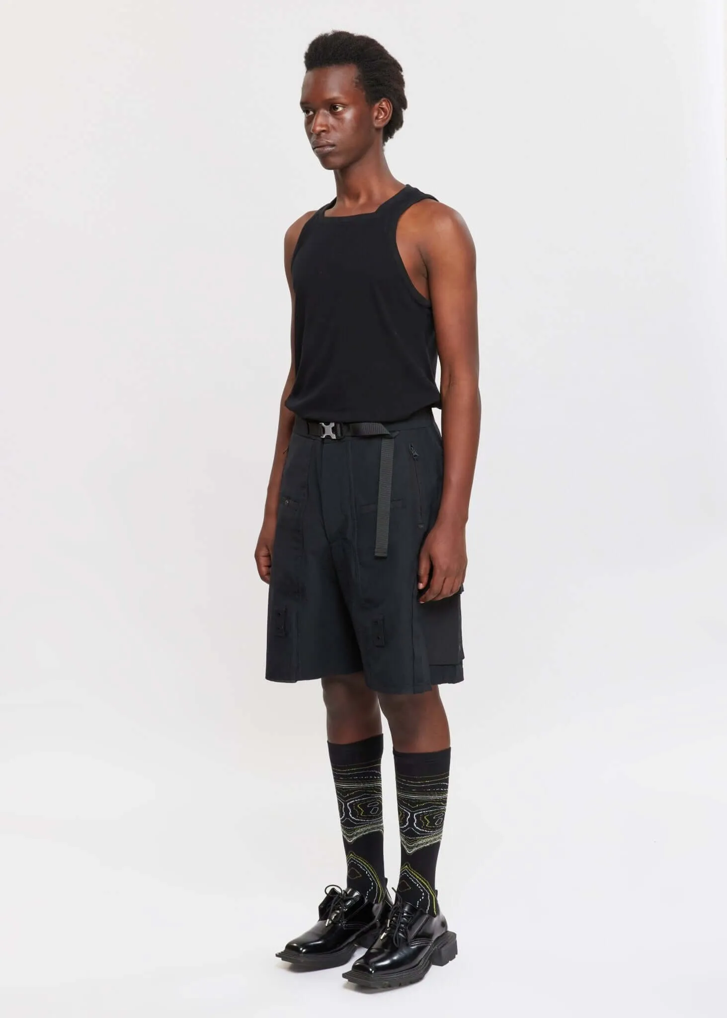 Strap Hem Square Tank
