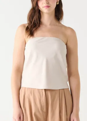 Strapless Satin Tank