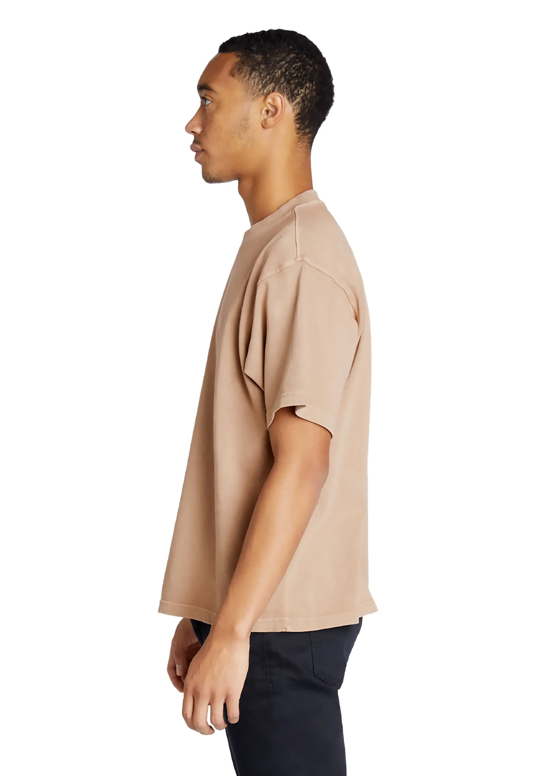 Streetwear Heavyweight Short Sleeve Tee - Burro