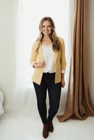 Striped Linen Blazer