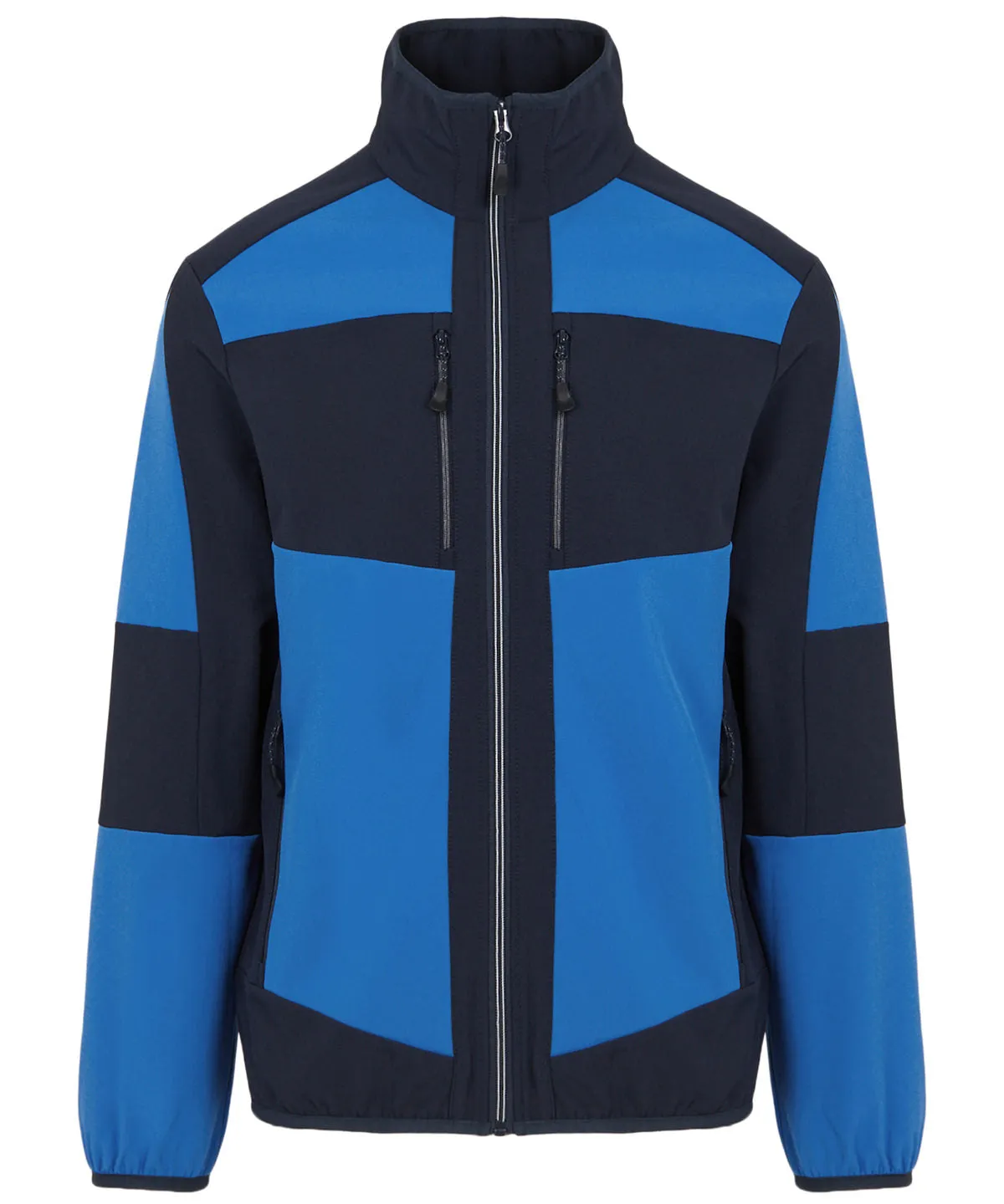 Strong Blue/Navy - E-Volve unisex 2-layer softshell jacket