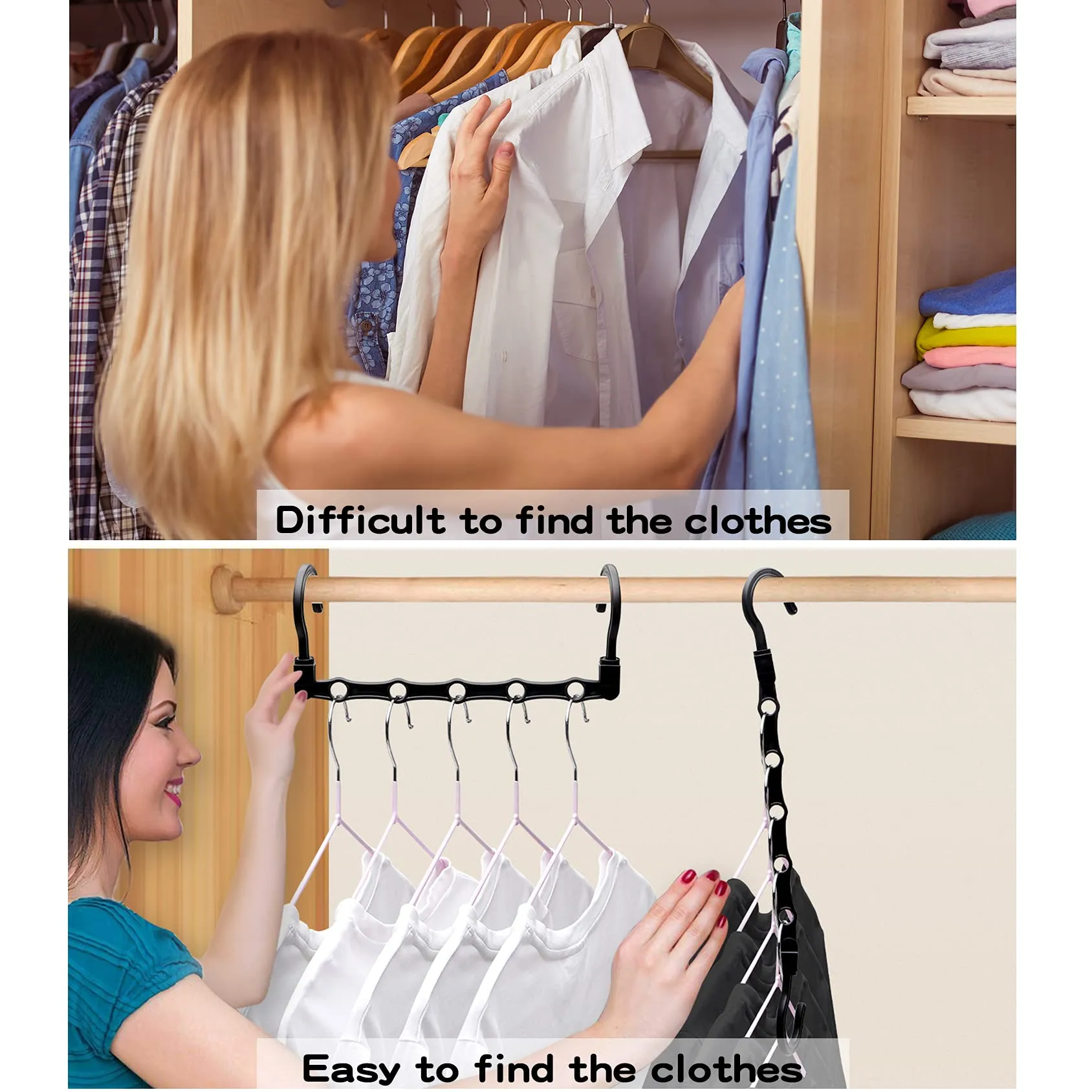 Stronger Closet Organizers and Storage Clothes Hanger