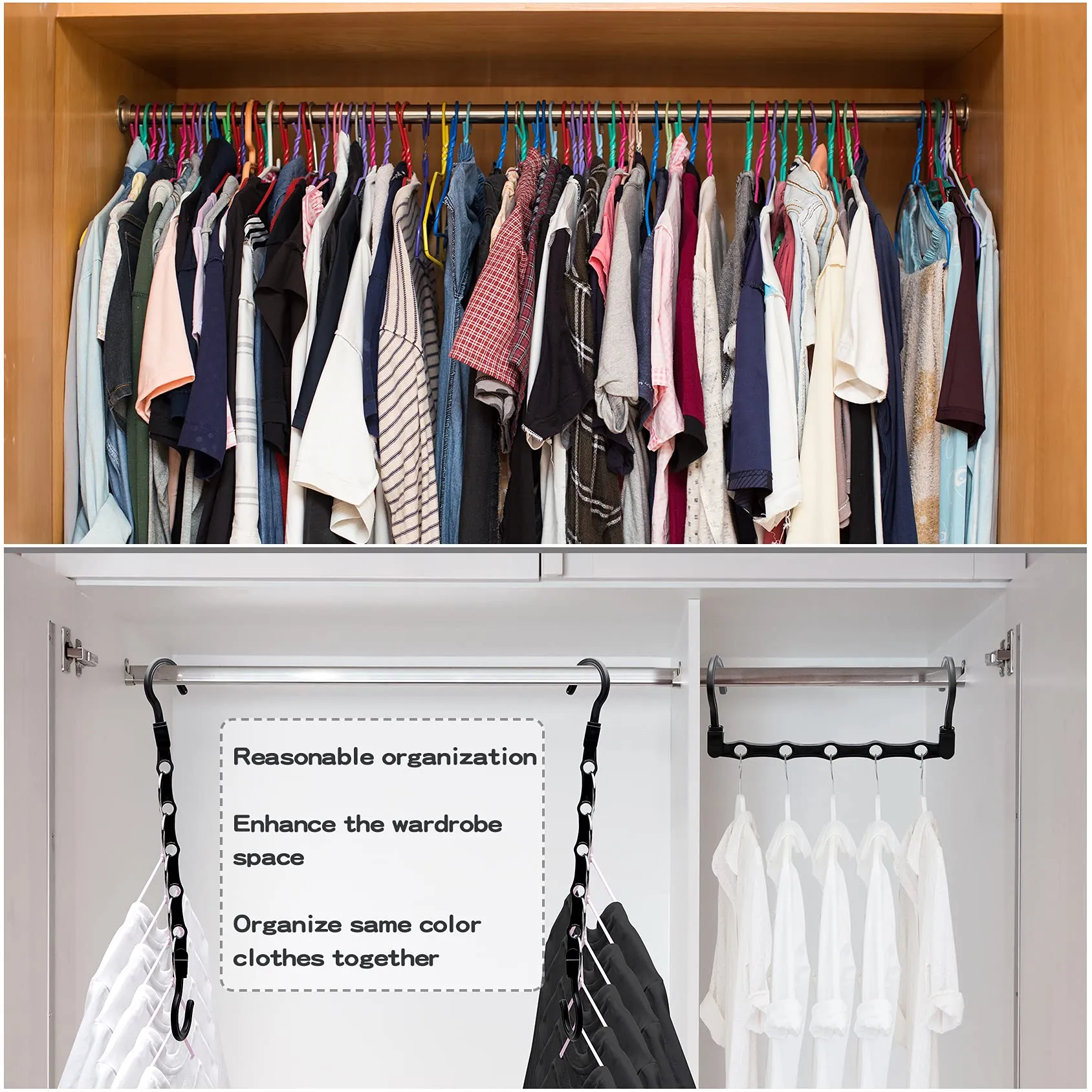 Stronger Closet Organizers and Storage Clothes Hanger