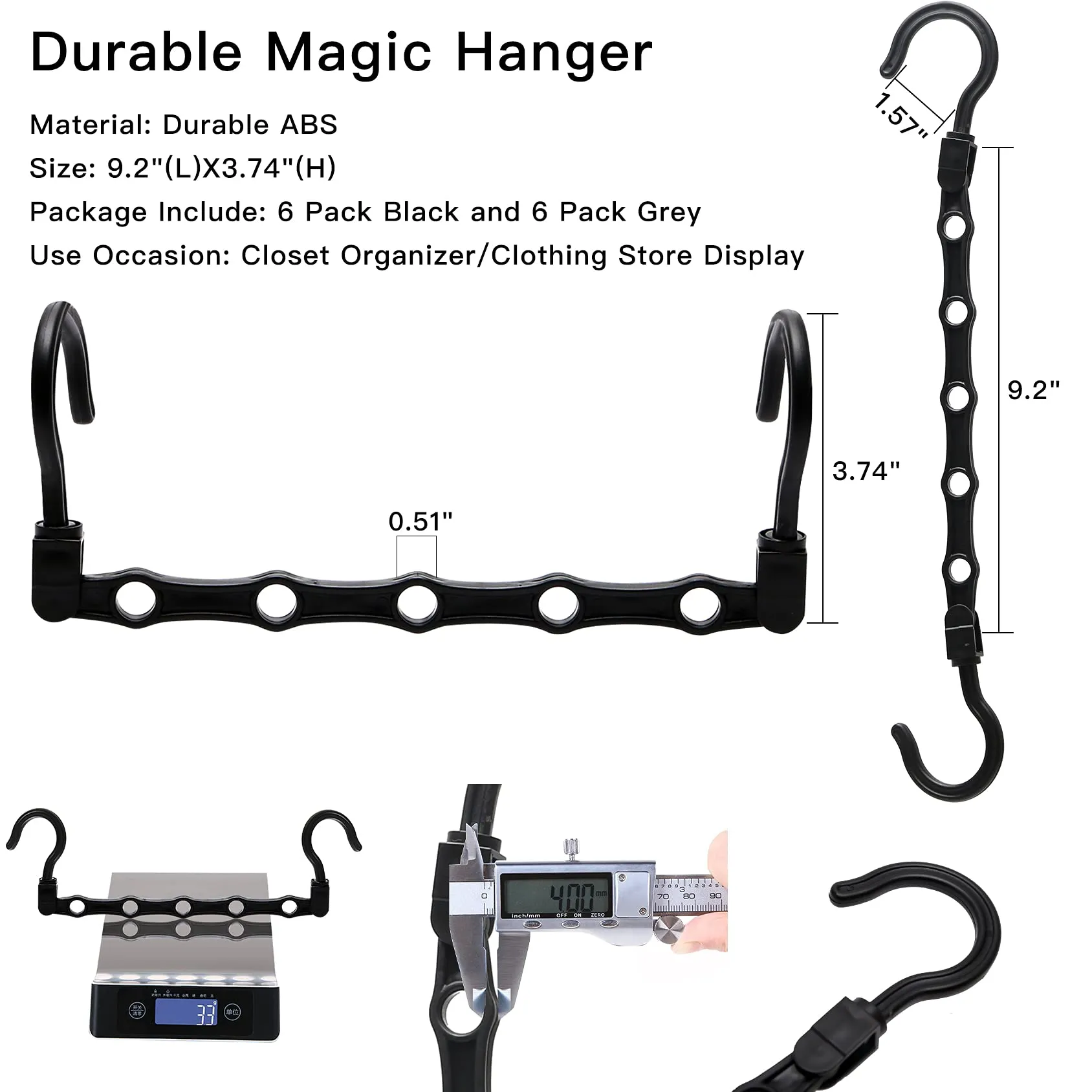 Stronger Closet Organizers and Storage Clothes Hanger