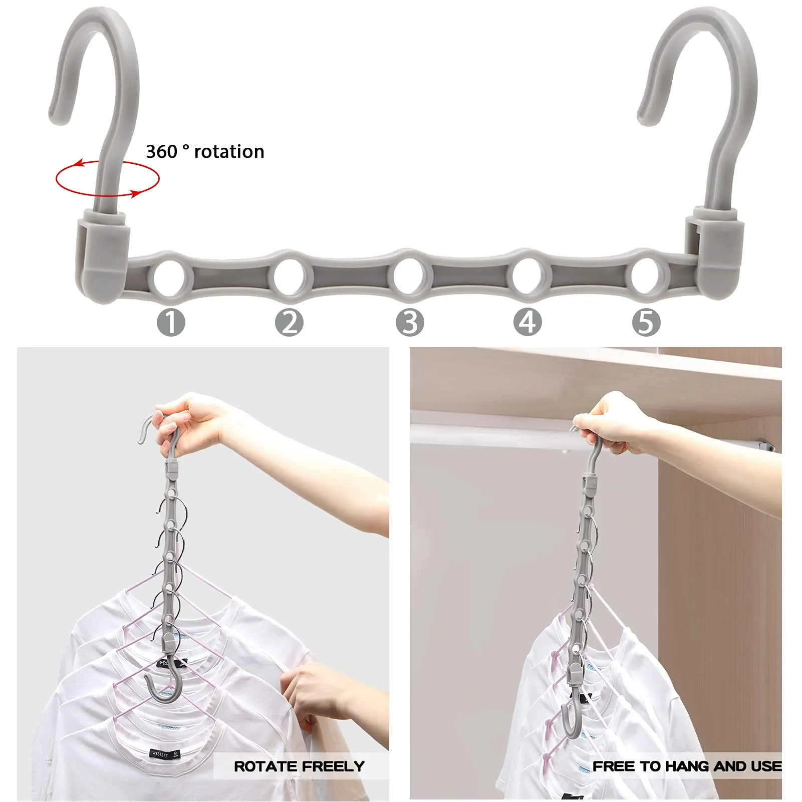 Stronger Closet Organizers and Storage Clothes Hanger