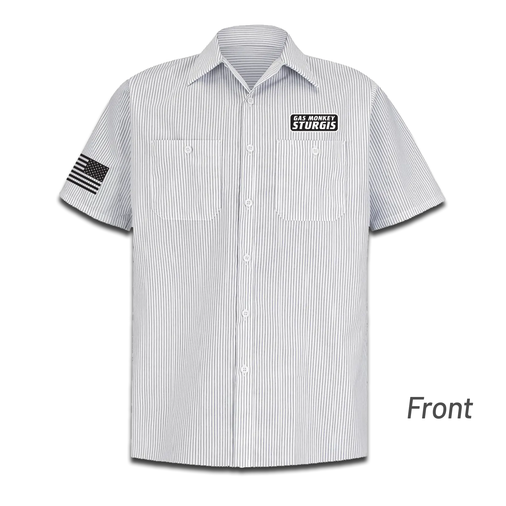 Sturgis Work Shirt Striped