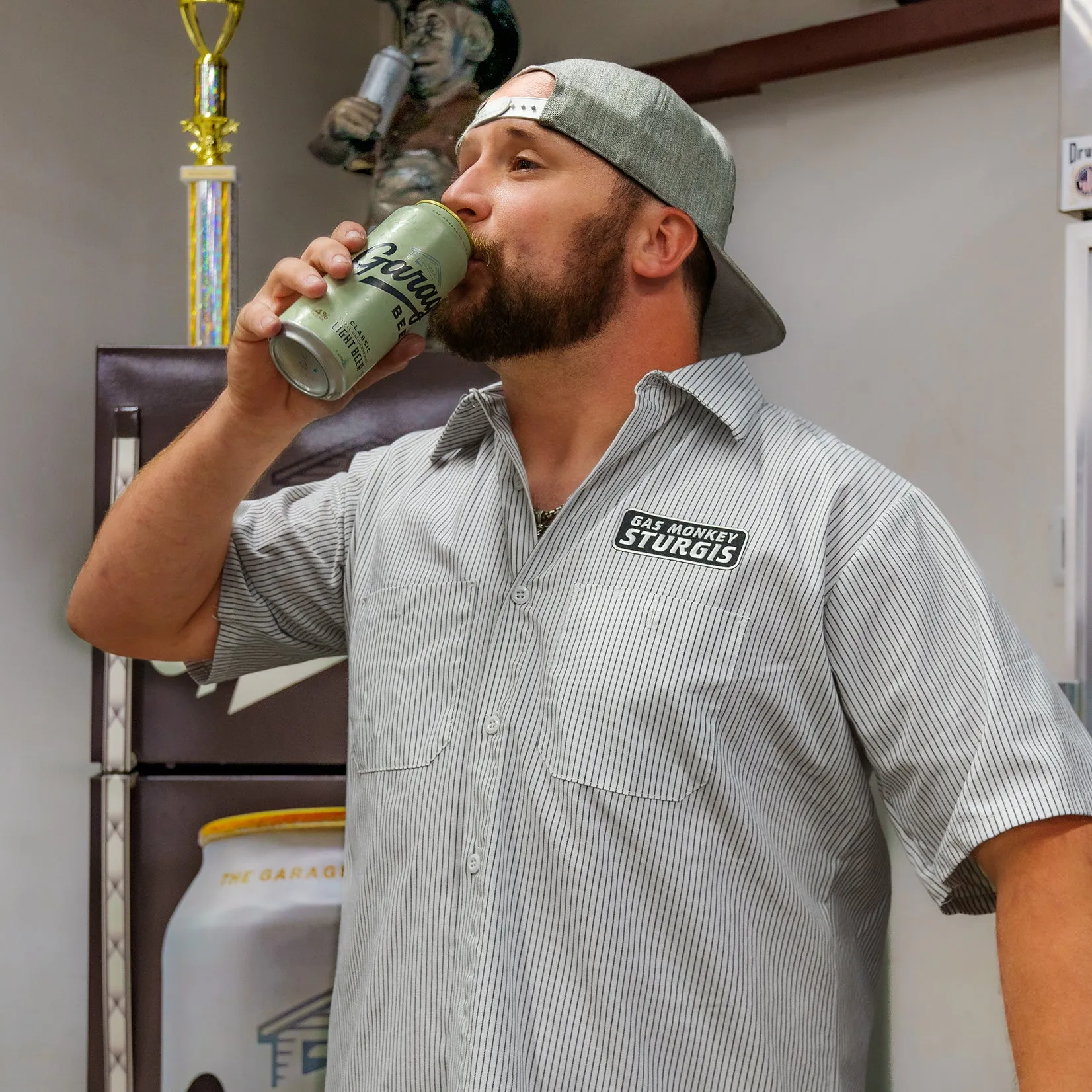 Sturgis Work Shirt Striped