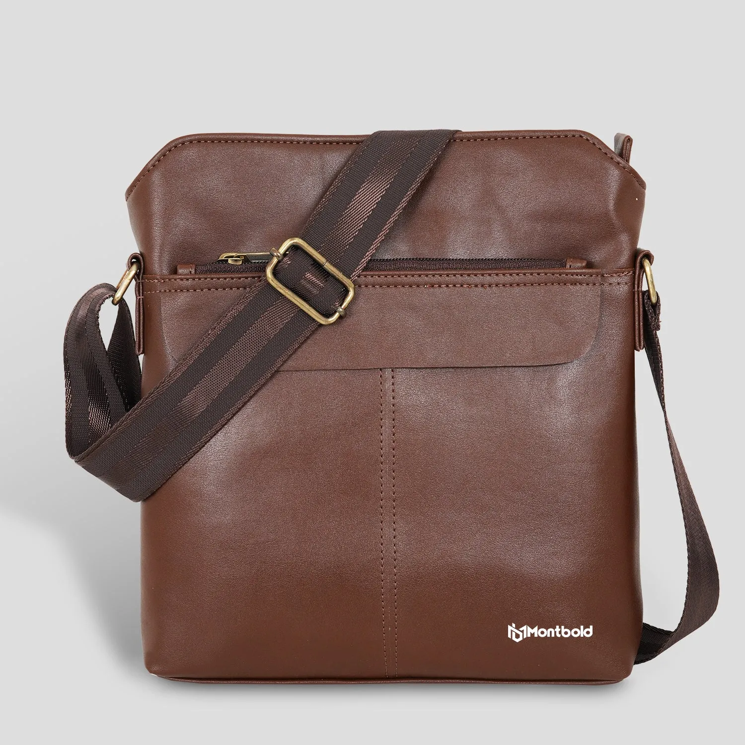Stylish Brown Sling Bag for Him & Her