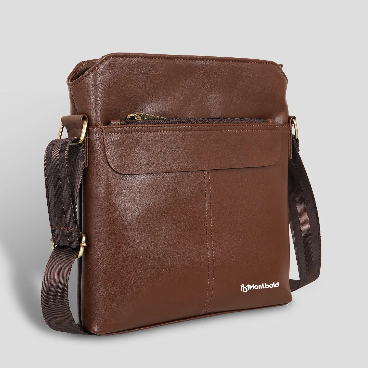 Stylish Brown Sling Bag for Him & Her