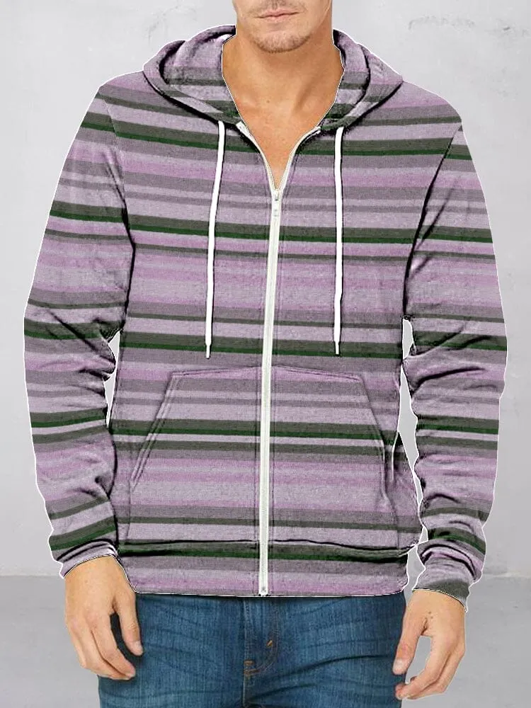 Stylish Colorful Stripe Hoodie