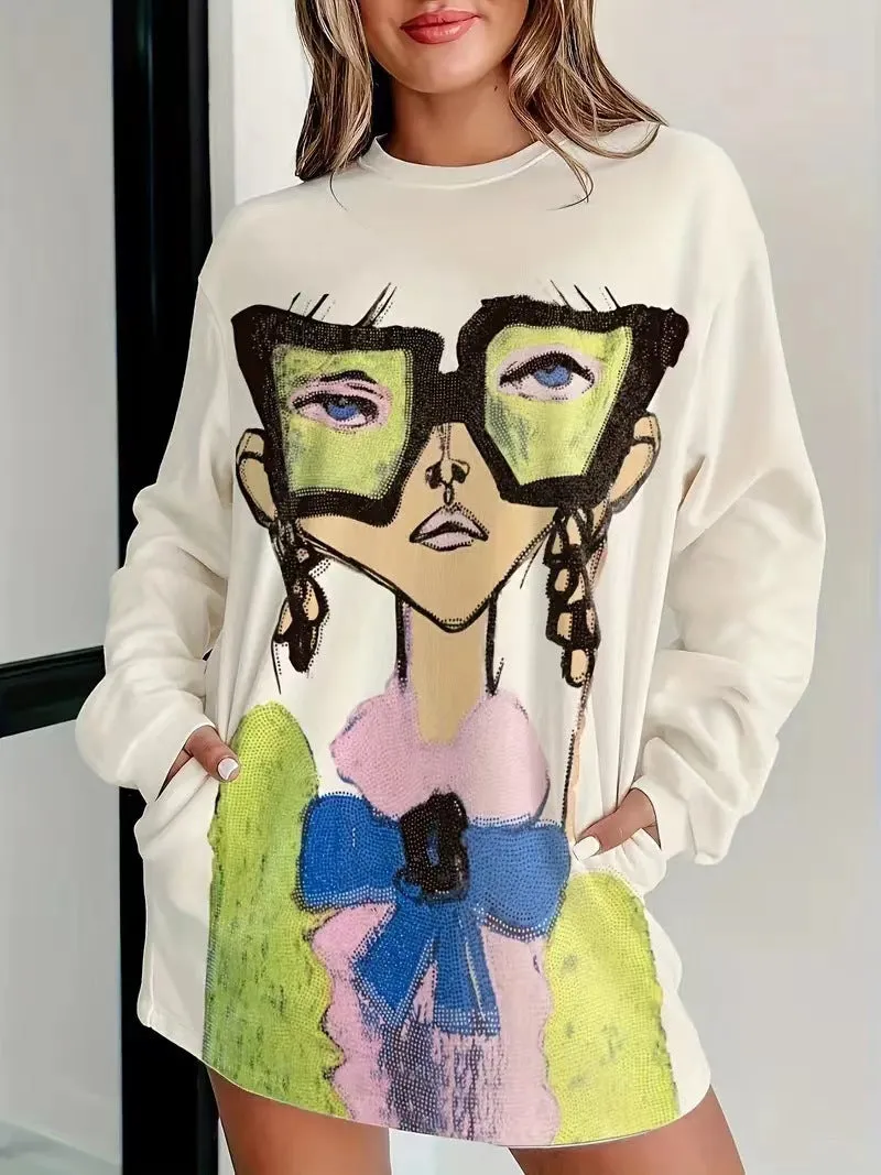 Stylish Long Sleeves Sweatshirt