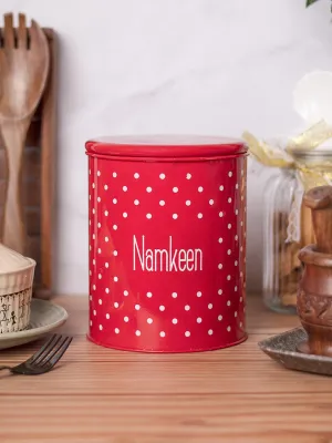 Stylish Red Namkeen Jar