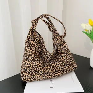Stylish Women's Leopard Print Shoulder Bag | Large Capacity Fashion Statement