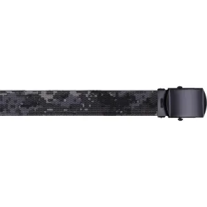 Subdued Urban Digital Camouflage - Military Web Belt with Black Buckle 54 in.