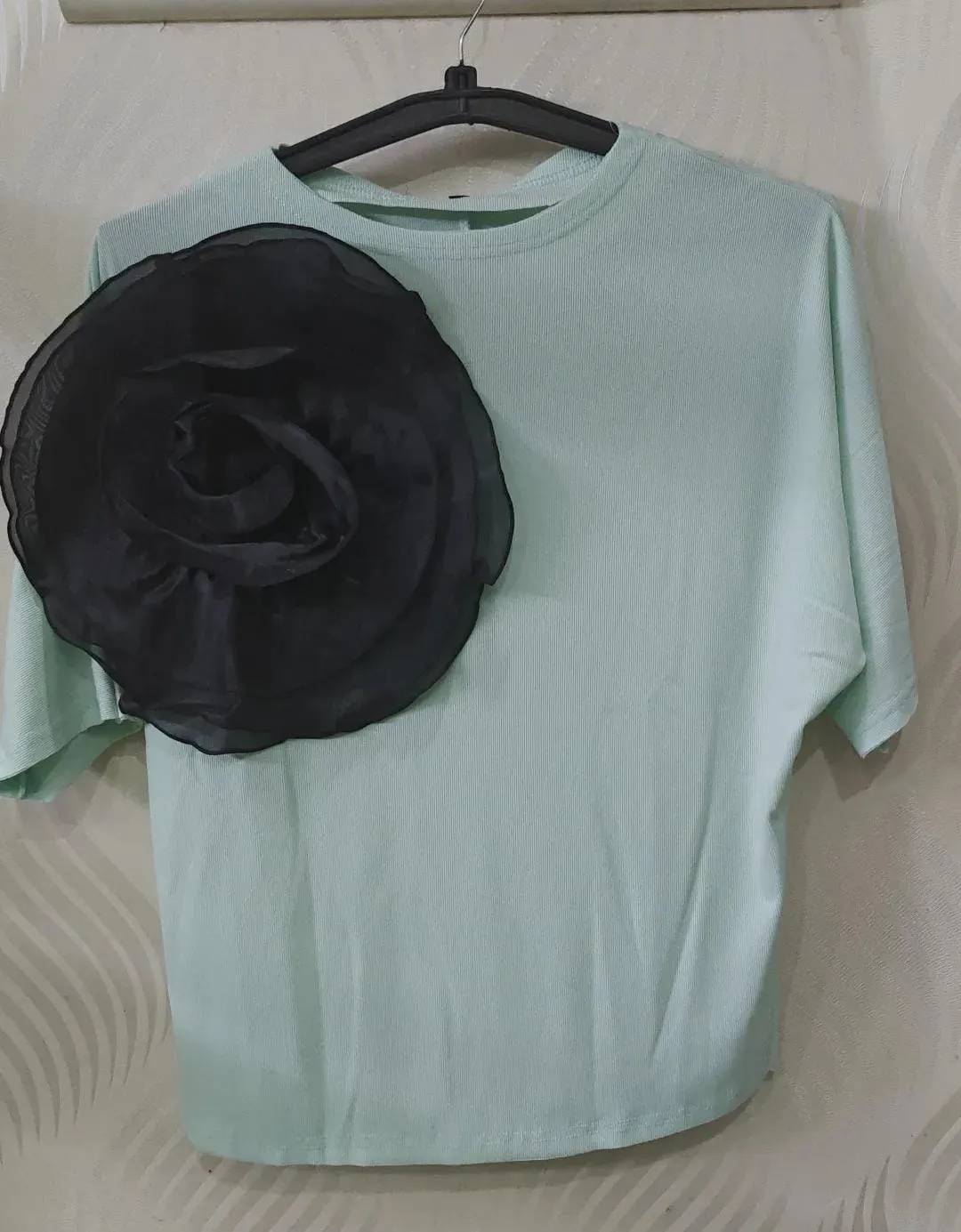 Summer organza flower top