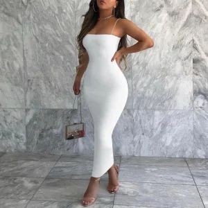 Summer Strapless Bodycon Party Dress