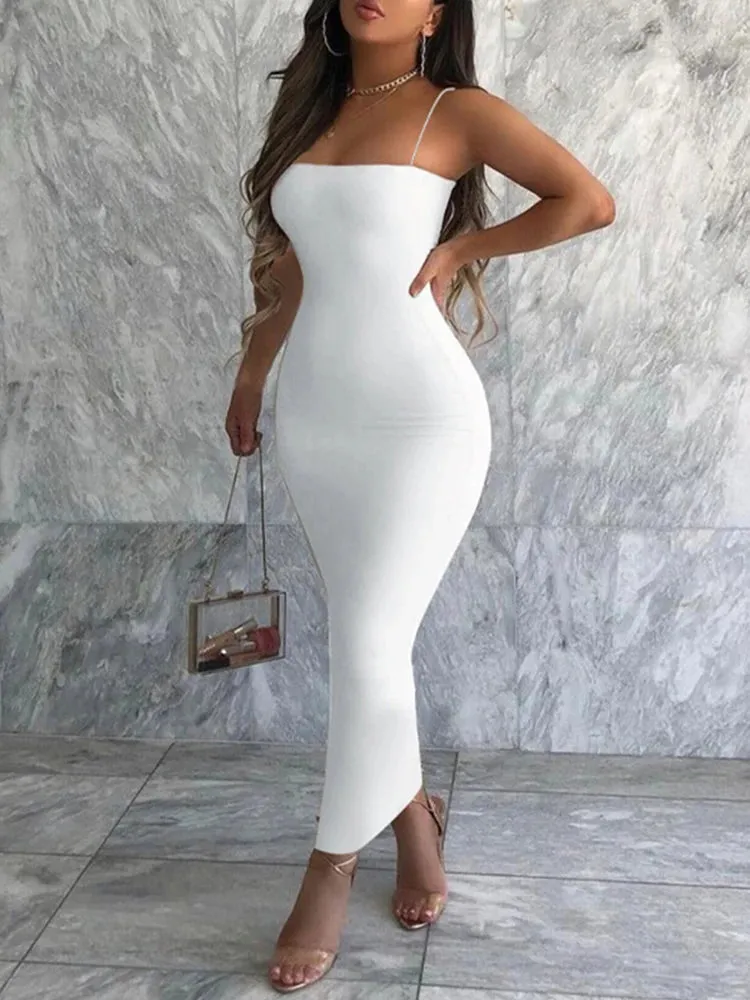 Summer Strapless Bodycon Party Dress