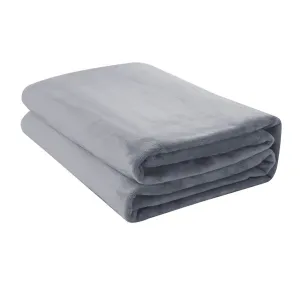 Super Soft Blanket Range Silver