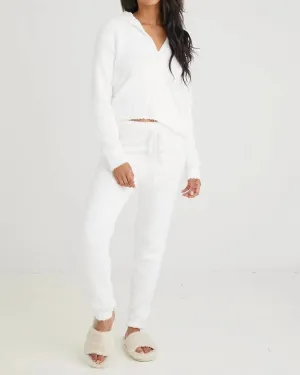Sweater Jogger Pants in Winter White | Winter White