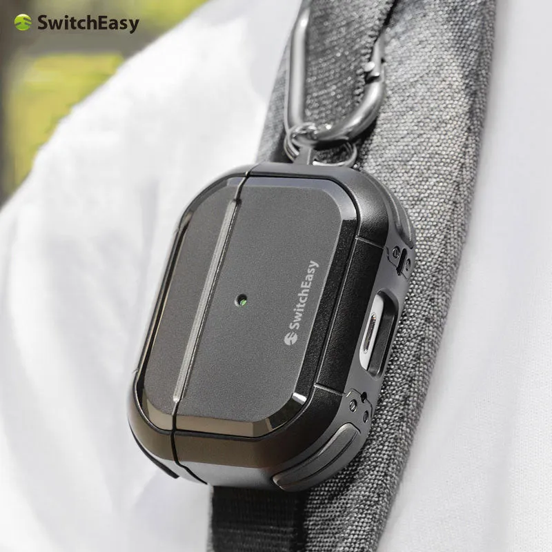 SwitchEasy Defender Rugged Utility Protective Case for Apple AirPods Pro 2&1