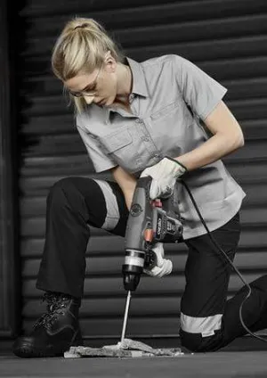 SYZMIK Women’s Lightweight Tradie Shirt - Short Sleeve ZWL120