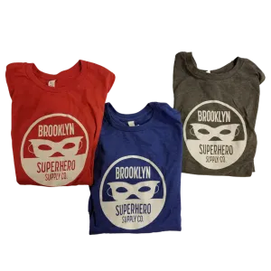 T-Shirt: Brooklyn Superhero Supply Co. Logo (Women's)
