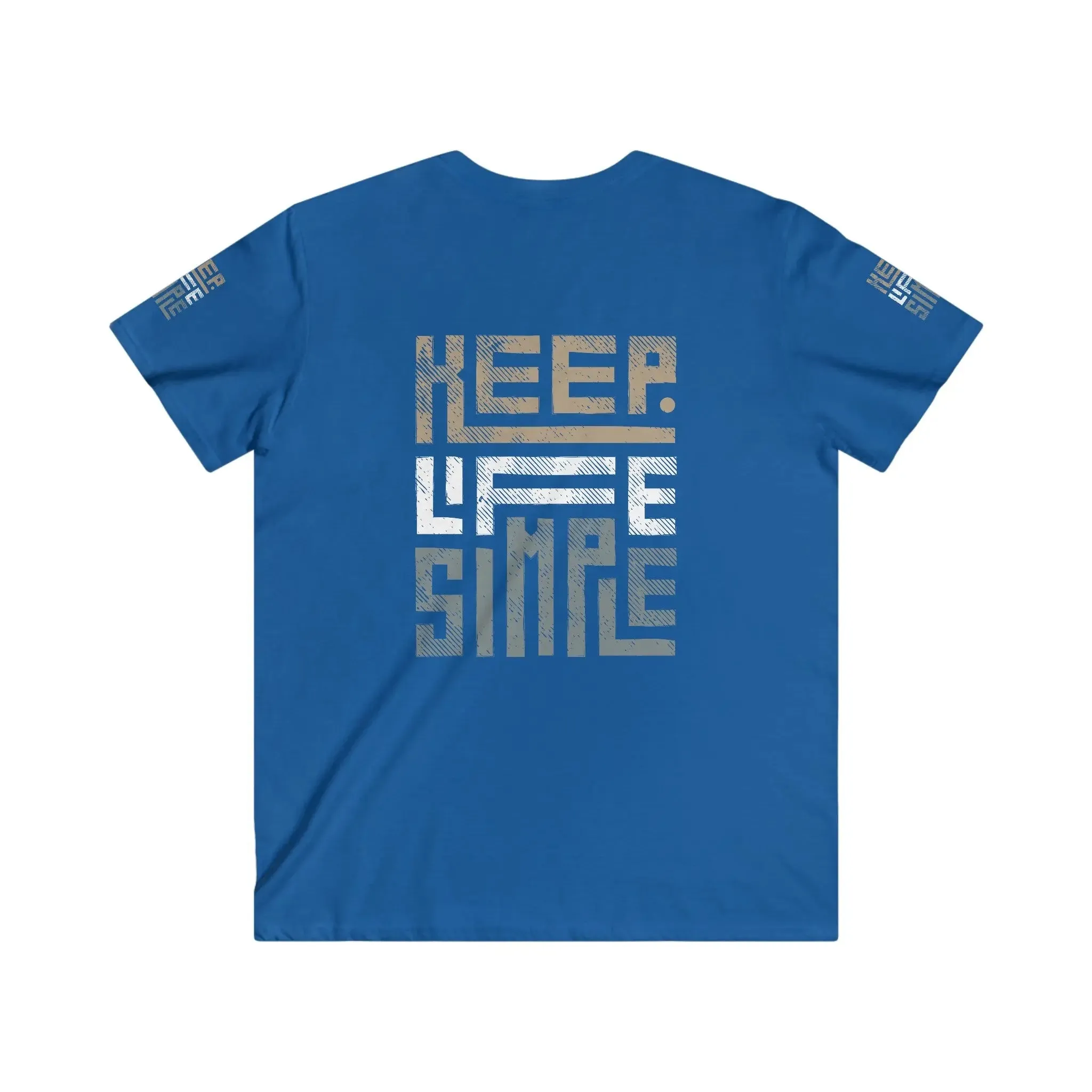 T-shirt Fitted Tee Shirt - Men's V-Neck Short Sleeve Basic Design