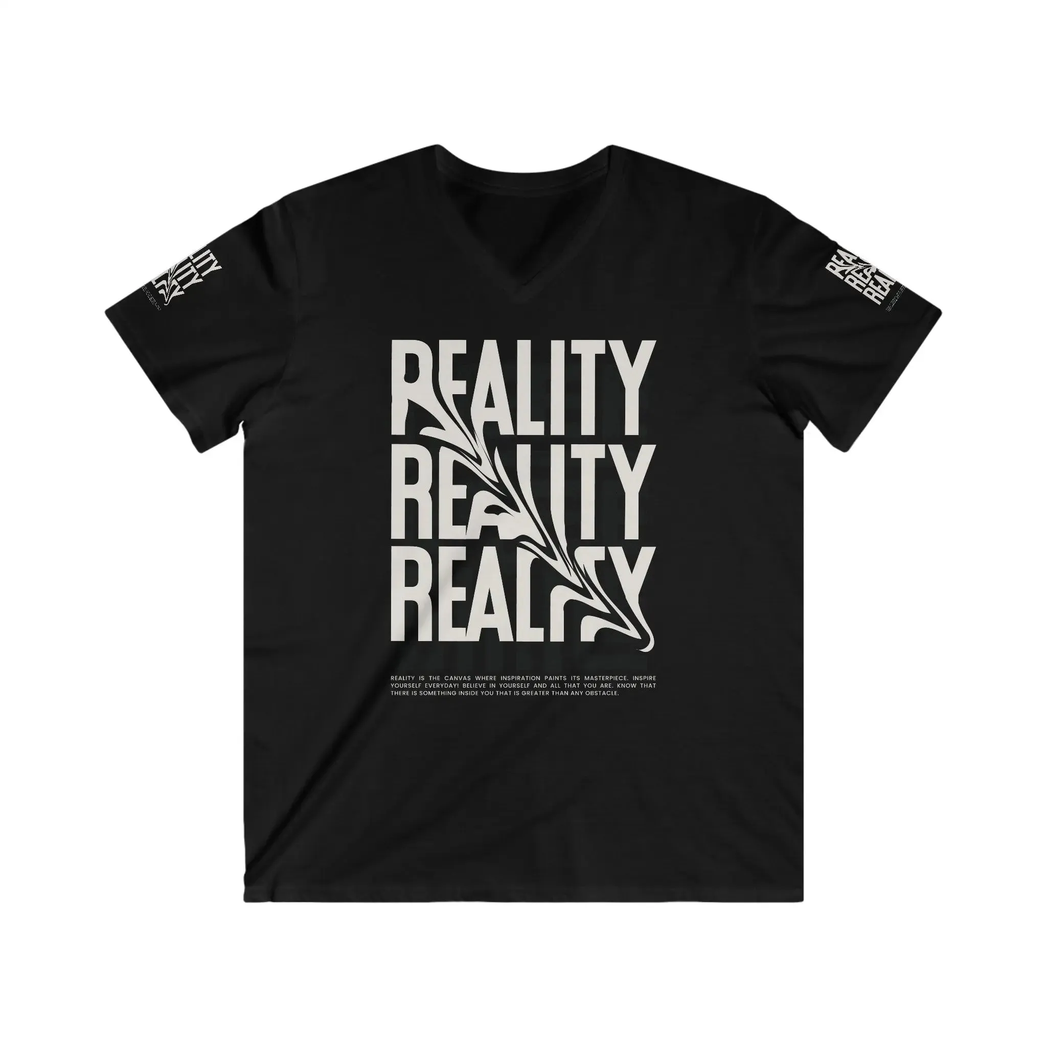 T-shirt Fitted Tee Shirt - Men's V-Neck Short Sleeve Basic Design