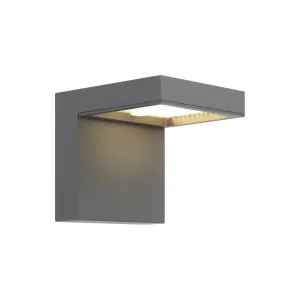 Taag 10 In. LED Outdoor Wall Sconce 4000K Gray Finish