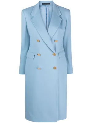 Tagliatore Coats Clear Blue Tagliatore Coats Clear Blue