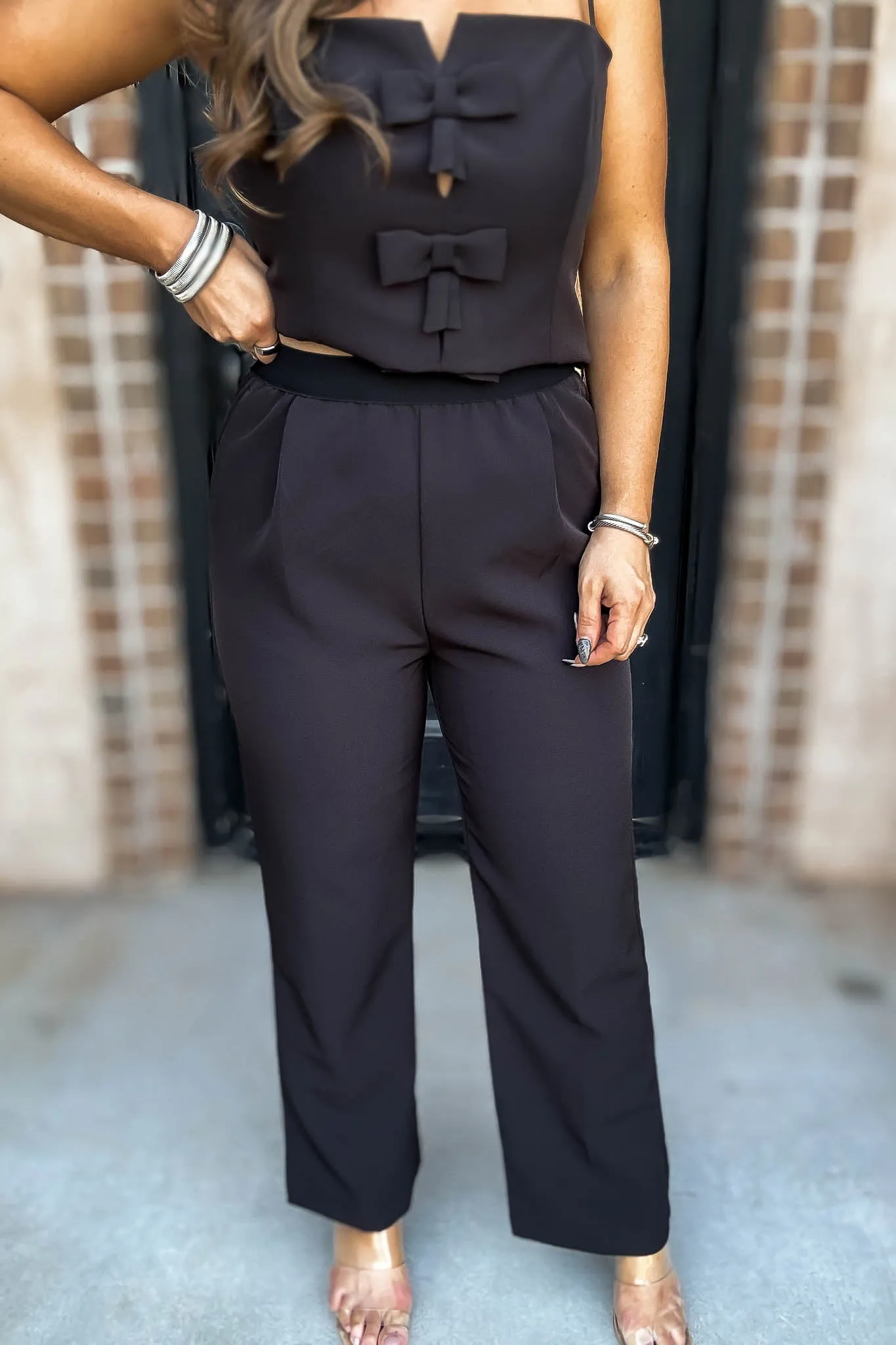 Take Me Out Tonight Black Pants