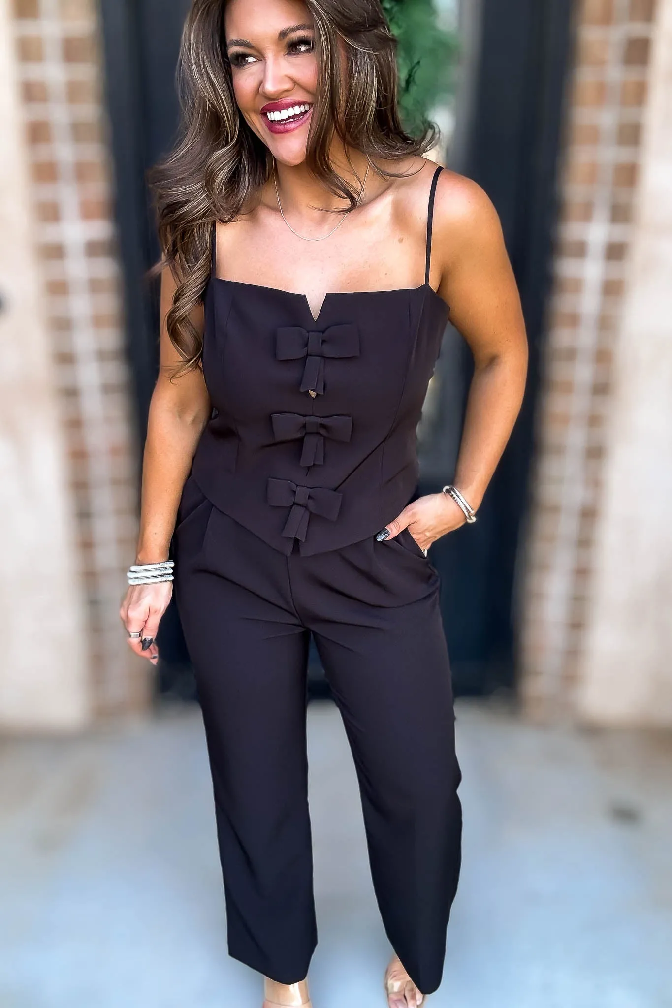 Take Me Out Tonight Black Pants