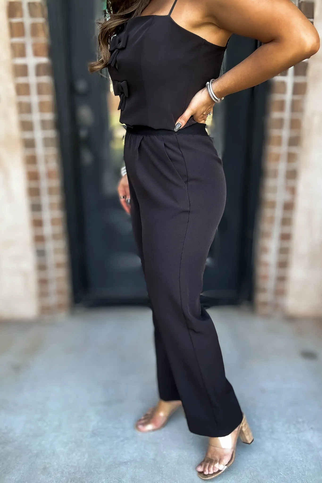 Take Me Out Tonight Black Pants