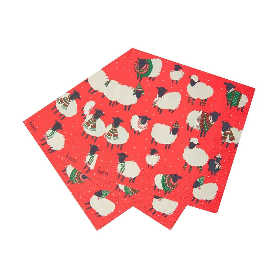 Talking Tables Botanical Sheep 33cm Napkin 20-Pack