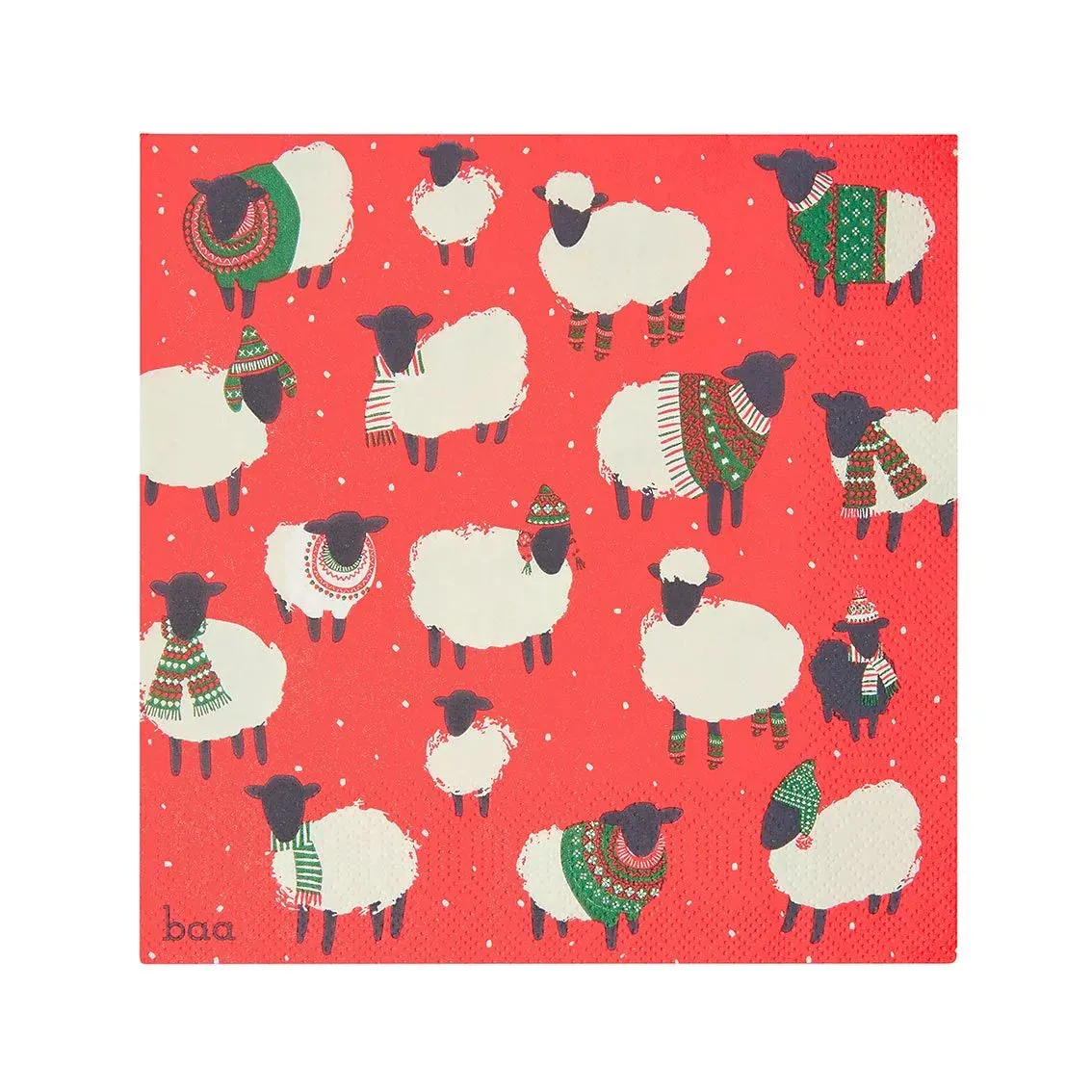 Talking Tables Botanical Sheep 33cm Napkin 20-Pack