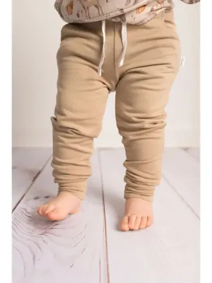 Tan Bamboo Jogger Pants