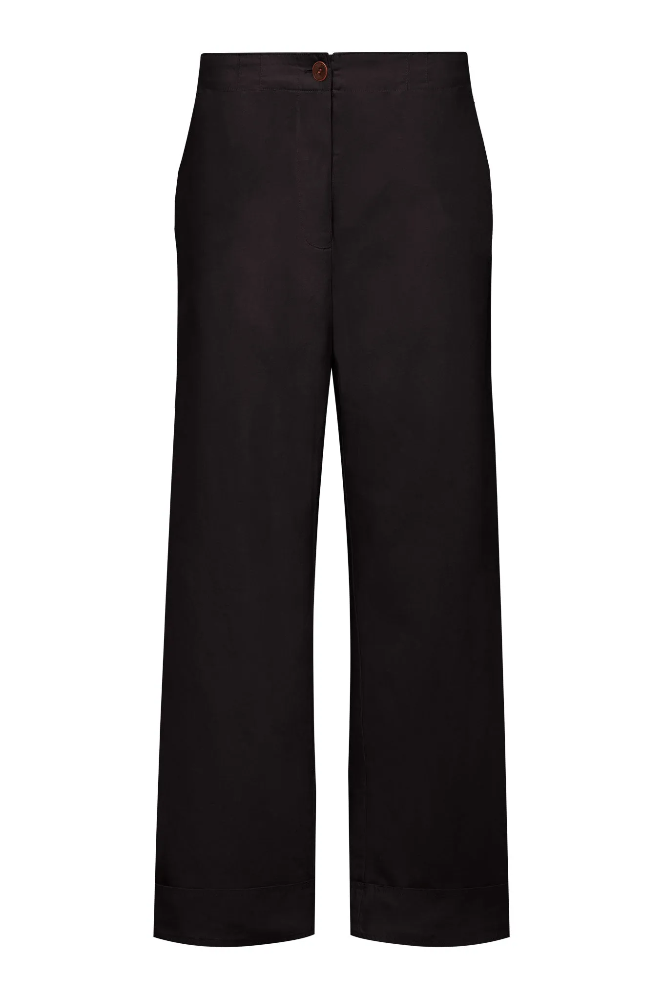 Tansy Cotton Trousers Black