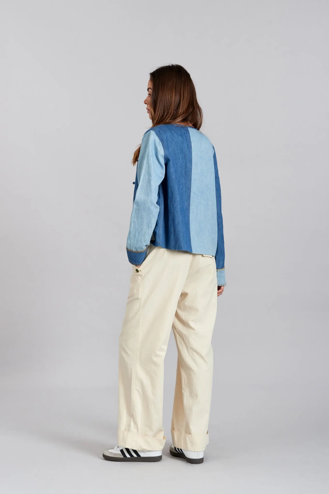 Tansy Cotton Trousers White
