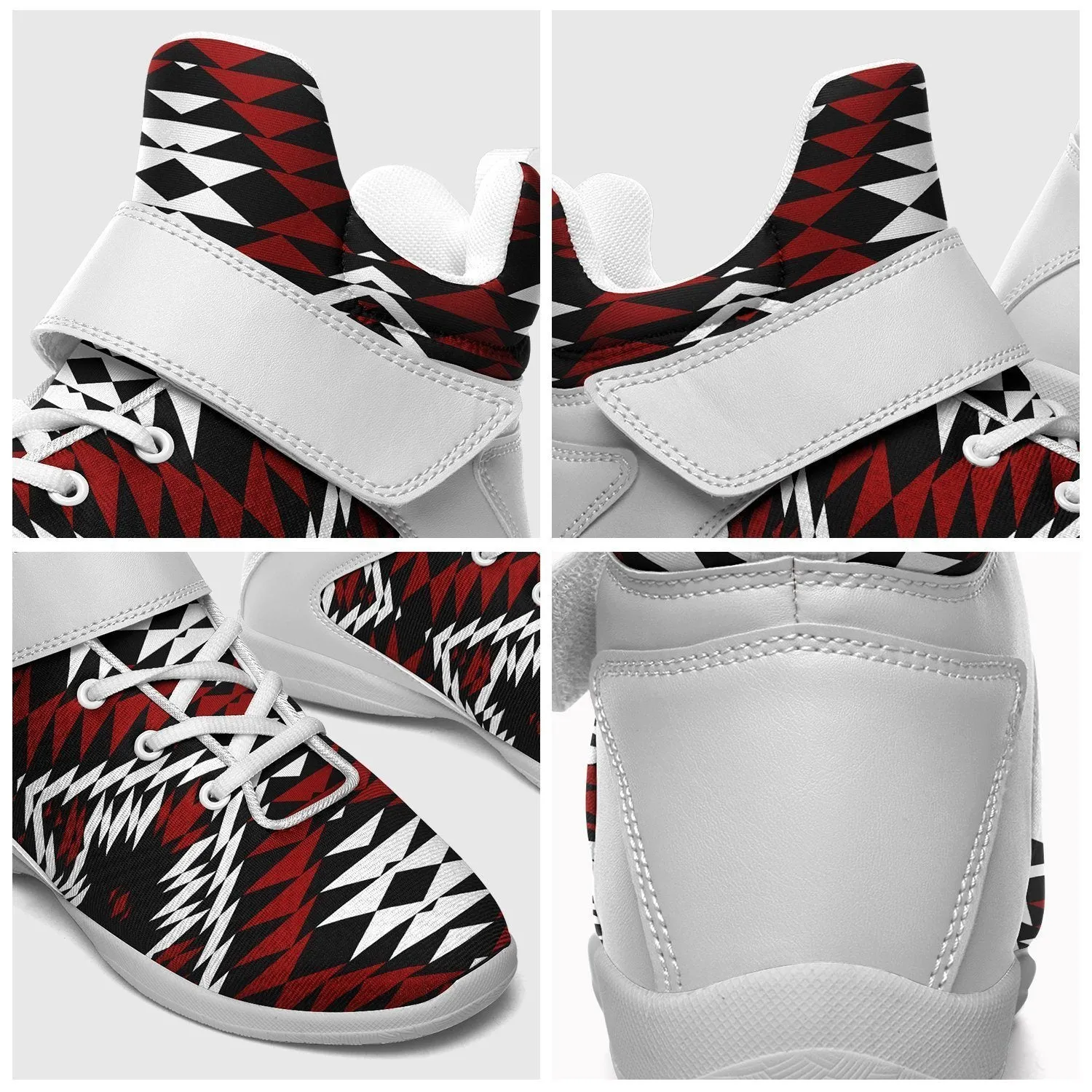 Taos Wool Ipottaa Basketball / Sport High Top Shoes - White Sole
