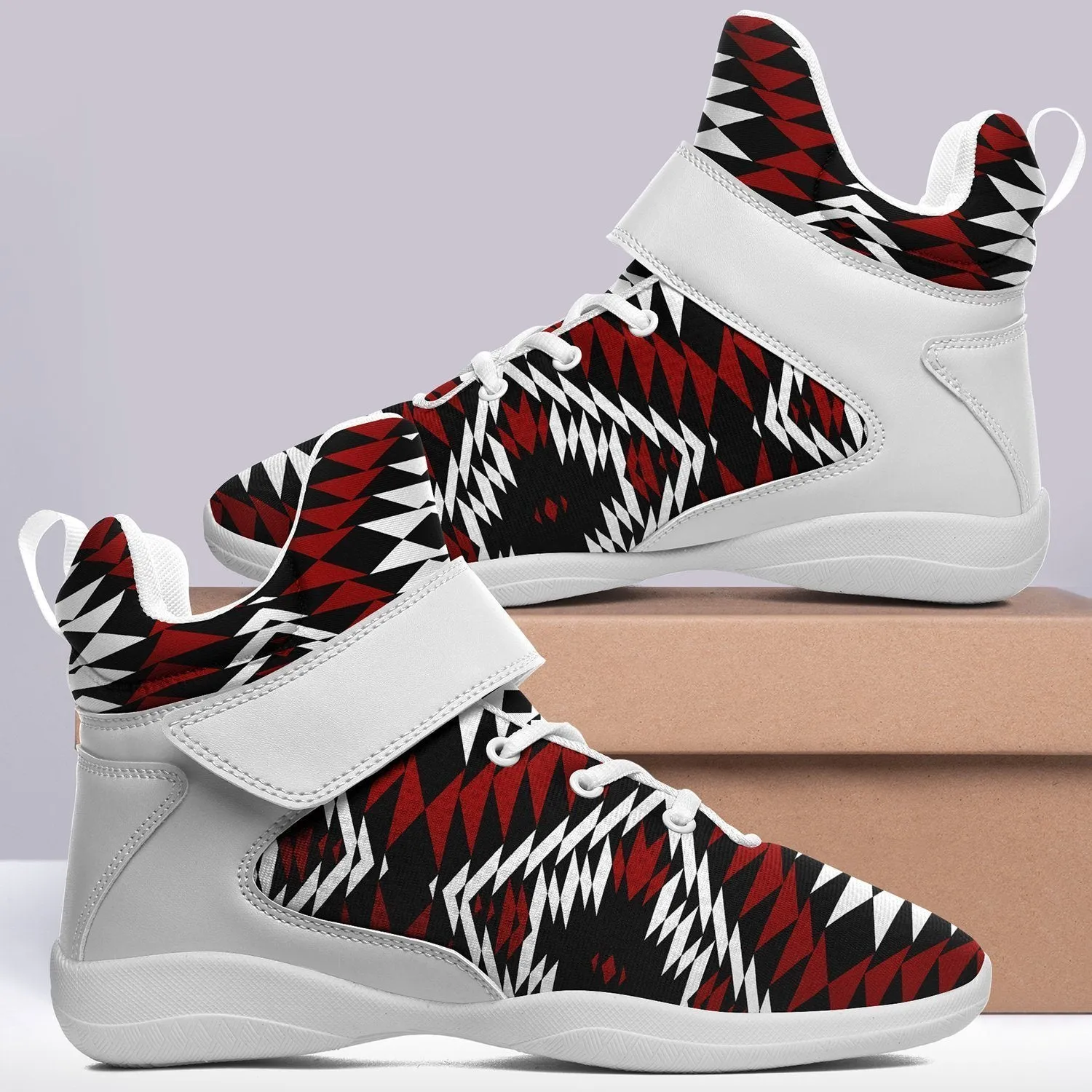Taos Wool Ipottaa Basketball / Sport High Top Shoes - White Sole