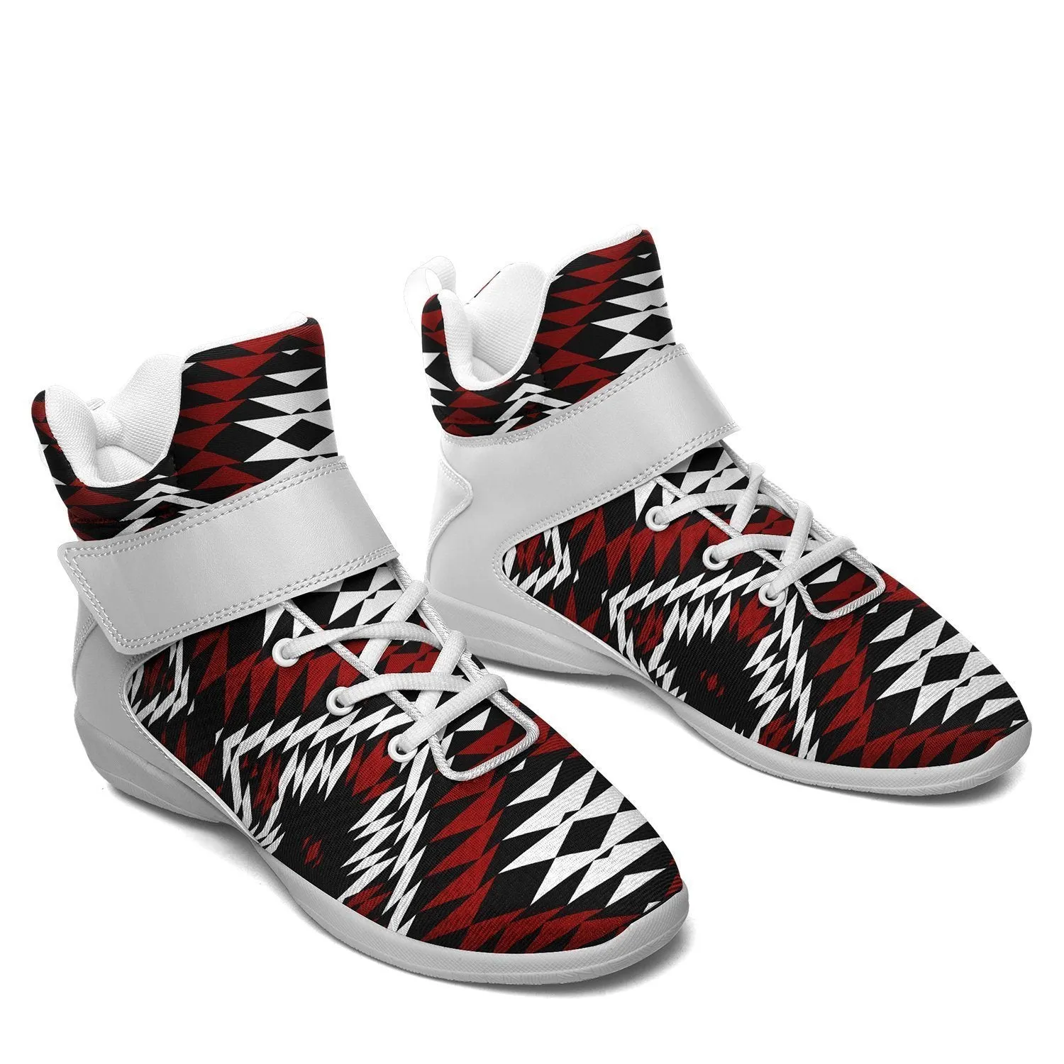 Taos Wool Ipottaa Basketball / Sport High Top Shoes - White Sole