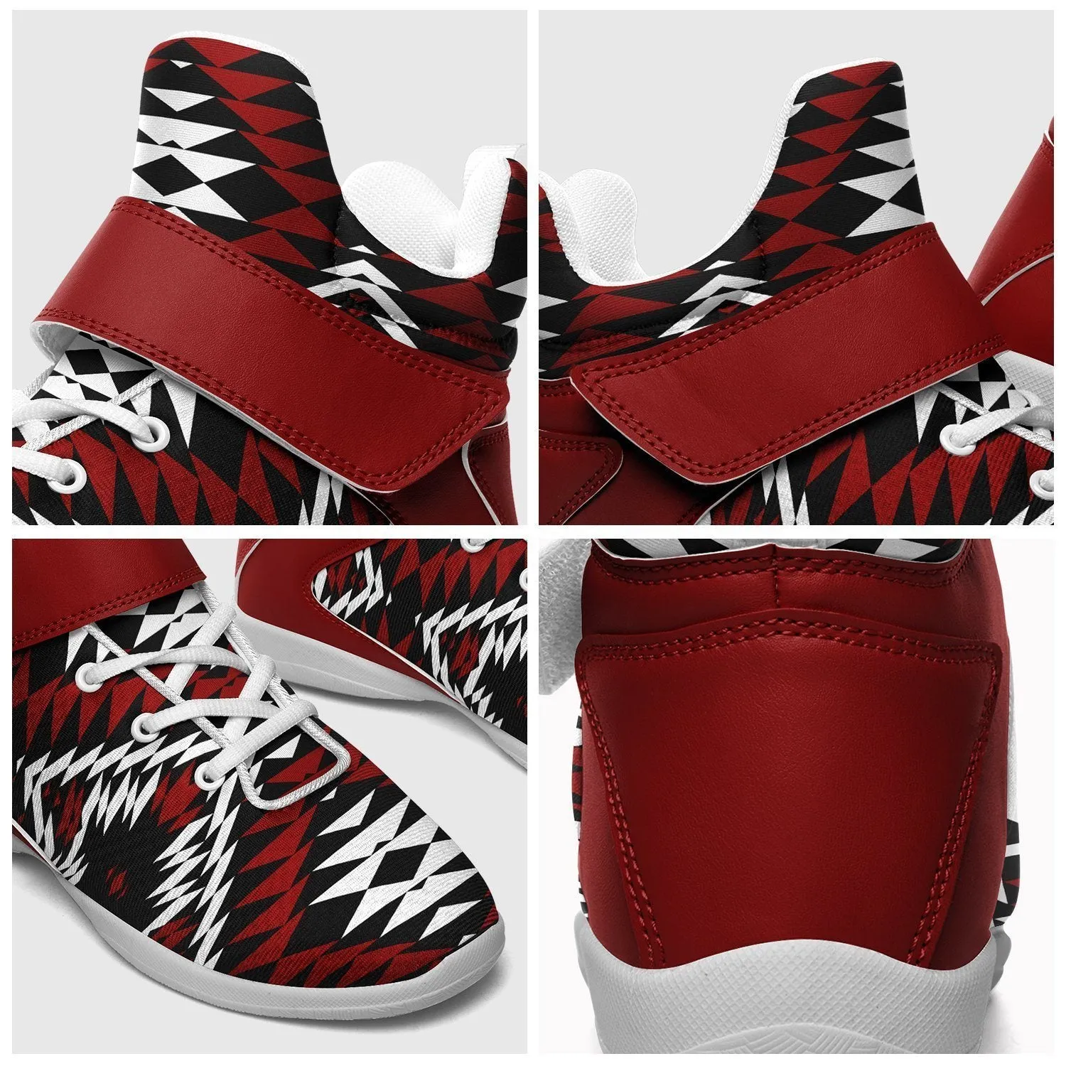 Taos Wool Ipottaa Basketball / Sport High Top Shoes - White Sole