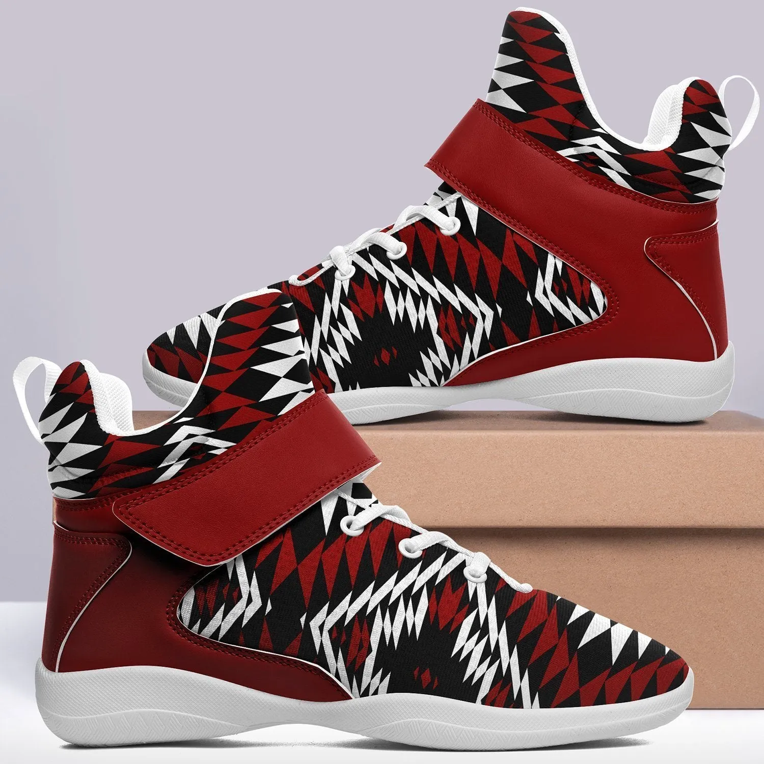 Taos Wool Ipottaa Basketball / Sport High Top Shoes - White Sole