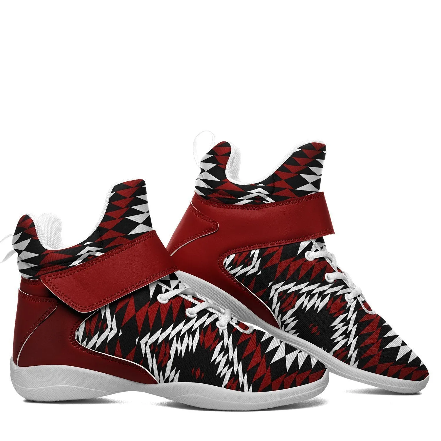 Taos Wool Ipottaa Basketball / Sport High Top Shoes - White Sole