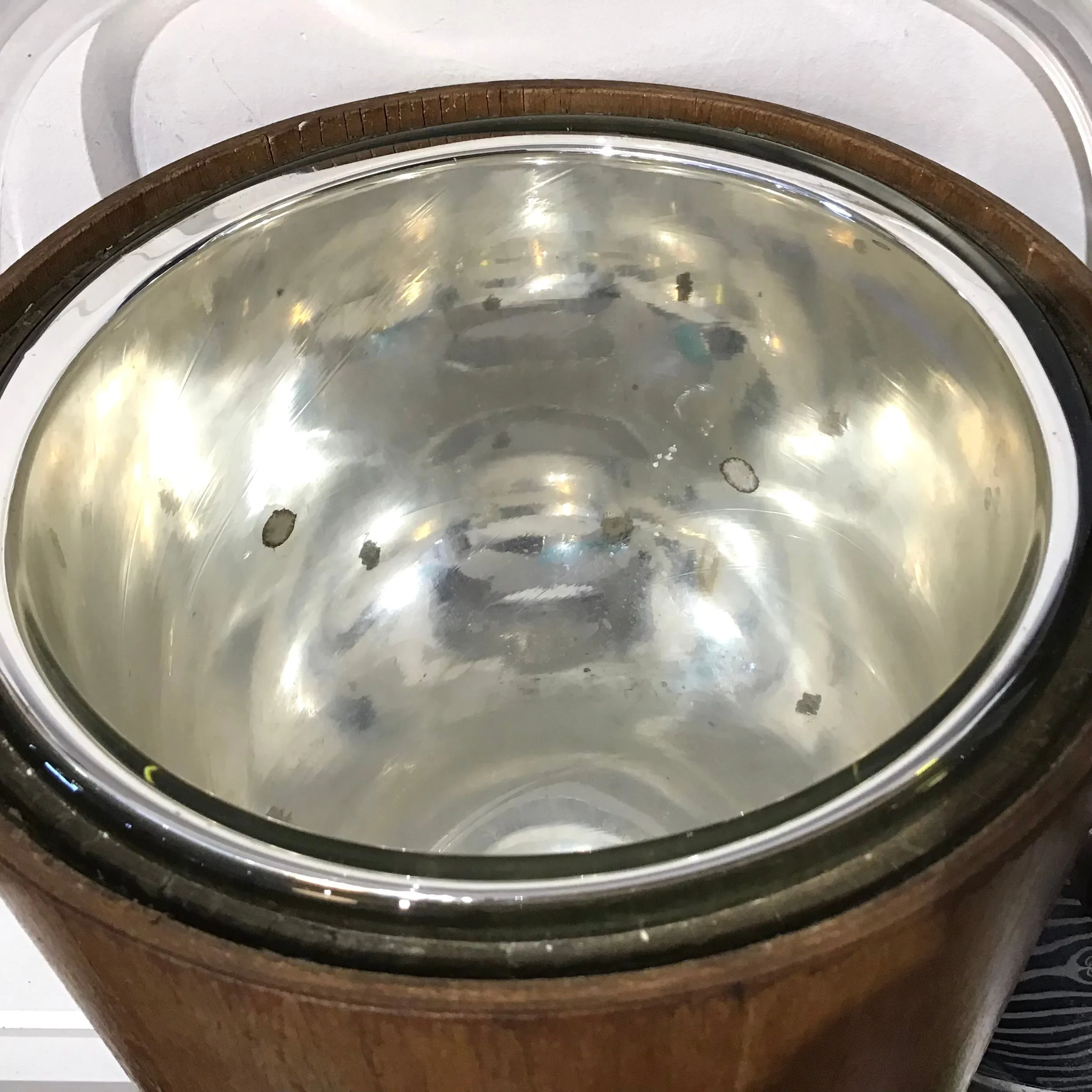 Teak Ice Bucket by Thermos