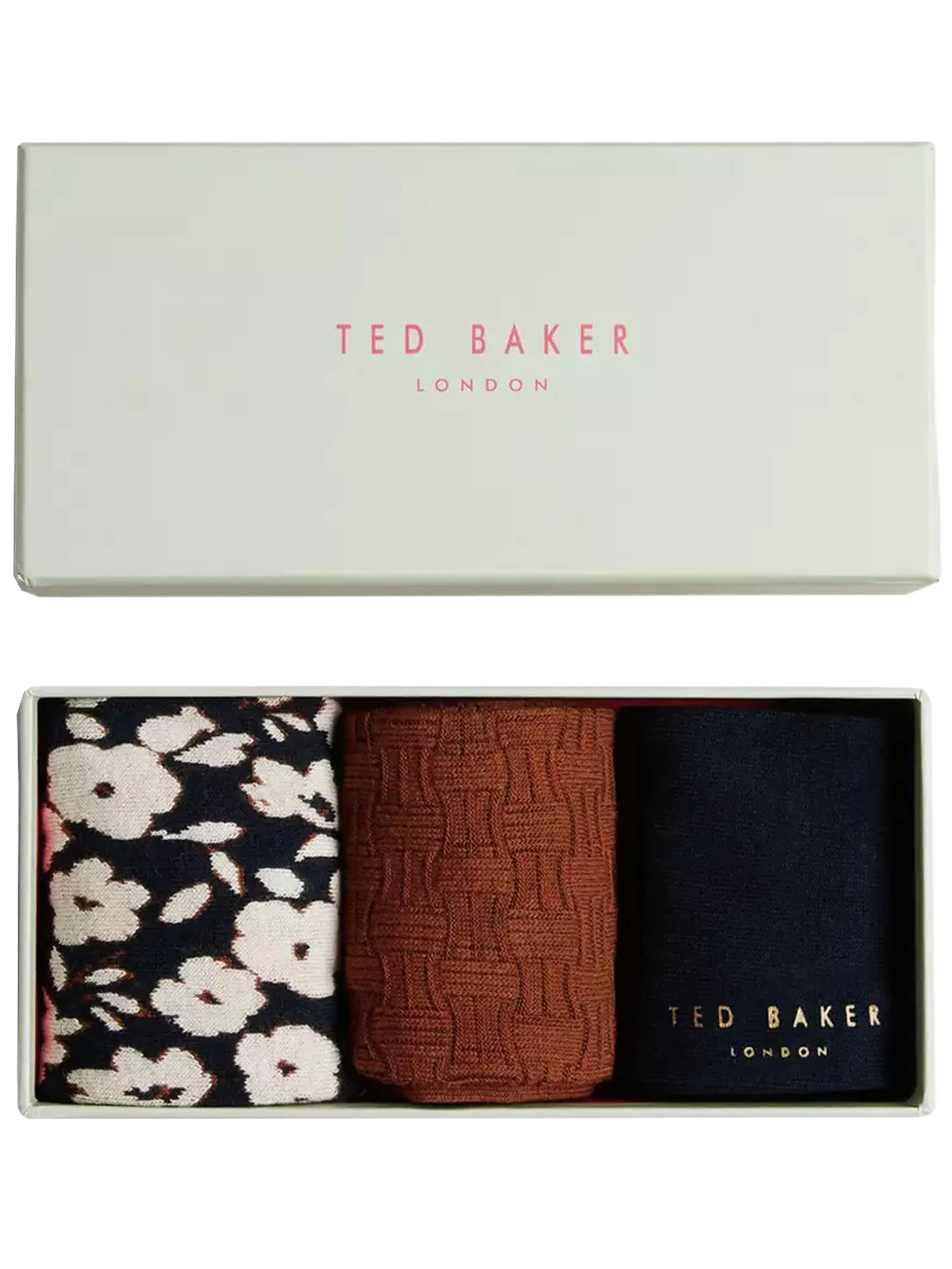 Ted Baker | Mens Crew Socks 3 Pack Gift Set