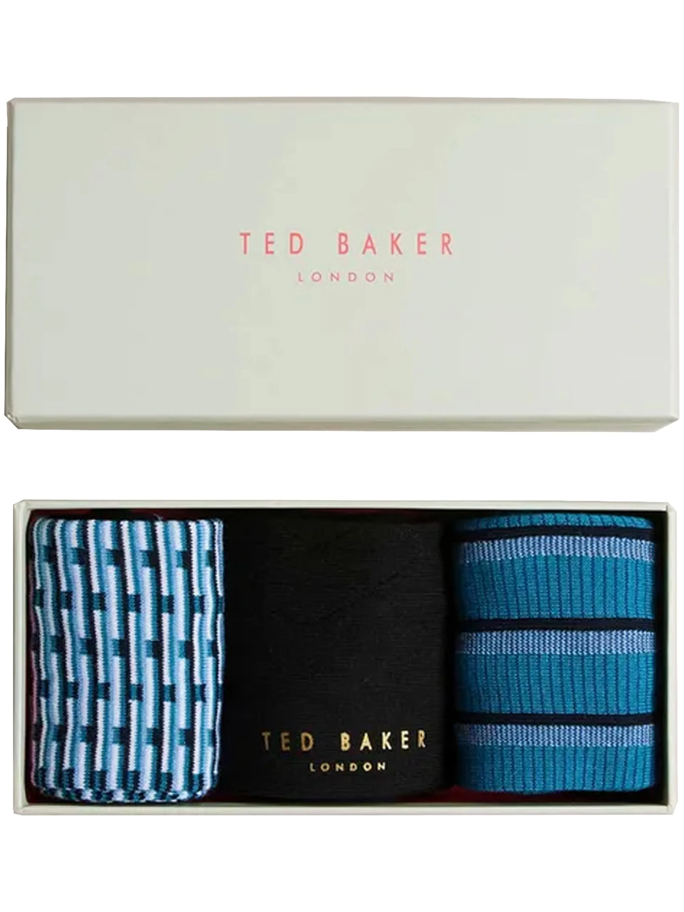 Ted Baker | Mens Crew Socks 3 Pack Gift Set