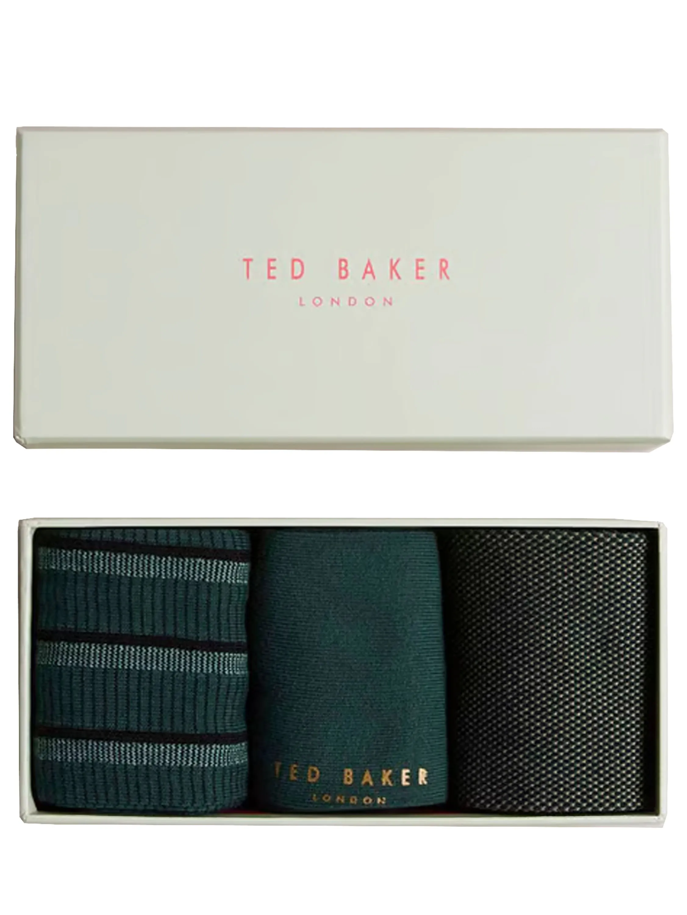 Ted Baker | Mens Crew Socks 3 Pack Gift Set