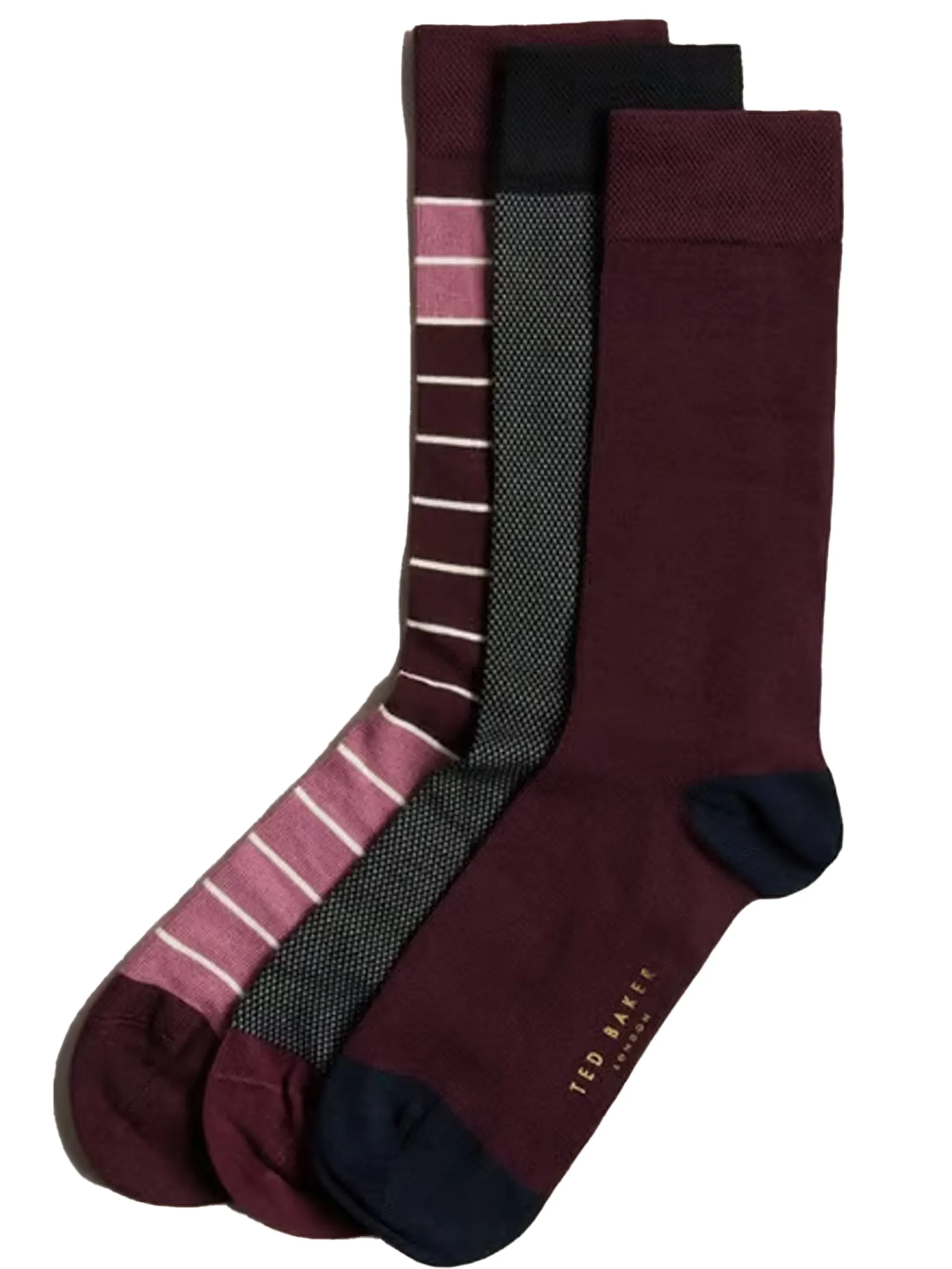 Ted Baker | Mens Crew Socks 3 Pack Gift Set