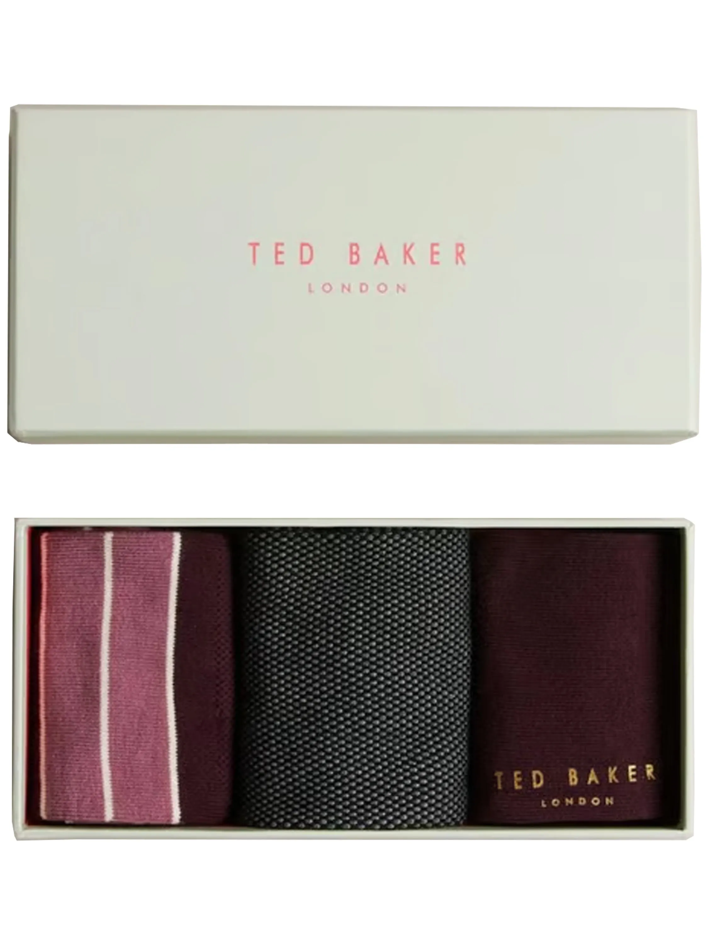 Ted Baker | Mens Crew Socks 3 Pack Gift Set